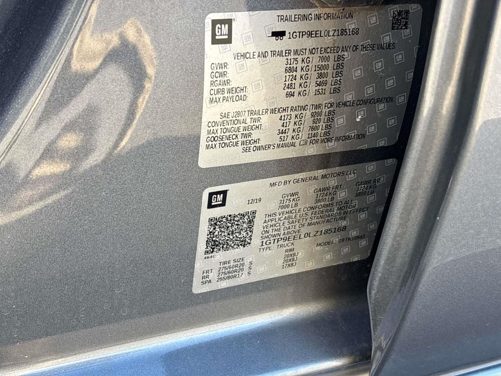 2020 GMC Sierra 1500 AT4