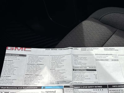 2026 GMC Sierra 1500 Elevation